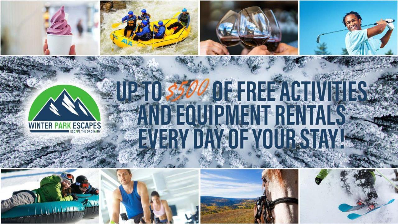 New Luxury Loft #12 With Huge Hot Tub & Great Views - 500 Dollars Of Free Activities & Equipment Rentals Daily Winter Park Luaran gambar